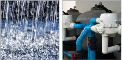 expanded perlite is used as a pool filter media and to filter storm runoff